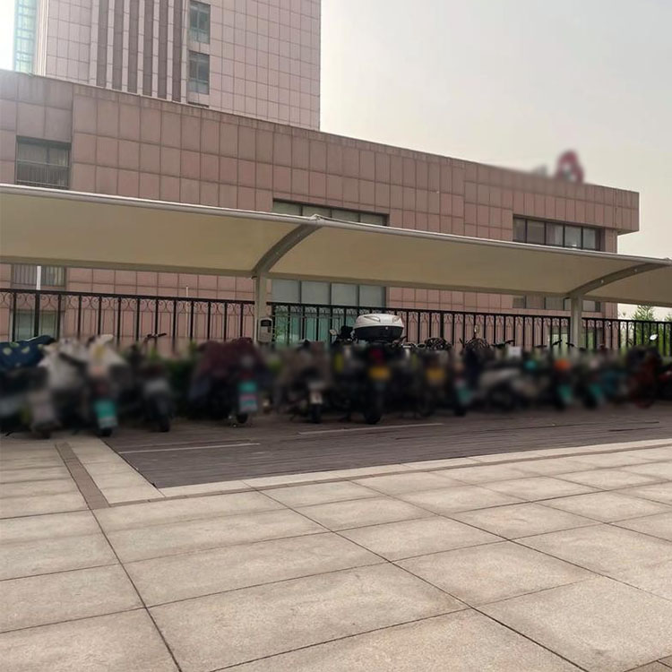 克东县膜结构电动车棚